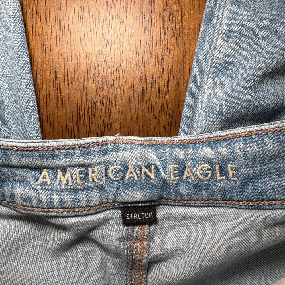 American Eagle Super High-Rise Baggy Wide-Leg Cargo Jeans – Women’s Size 6 - Picture 4 of 11